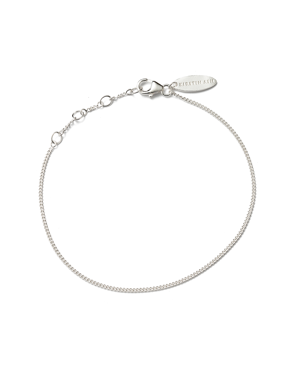 Bespoke Curb Bracelet - Silver