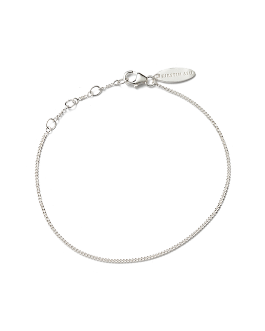 Bespoke Curb Bracelet - Silver