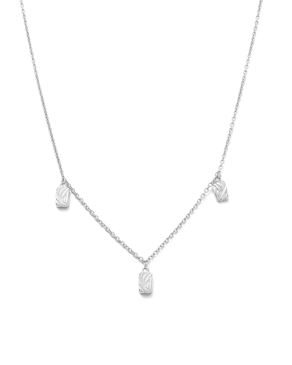 Last Light Trio Necklace - Silver