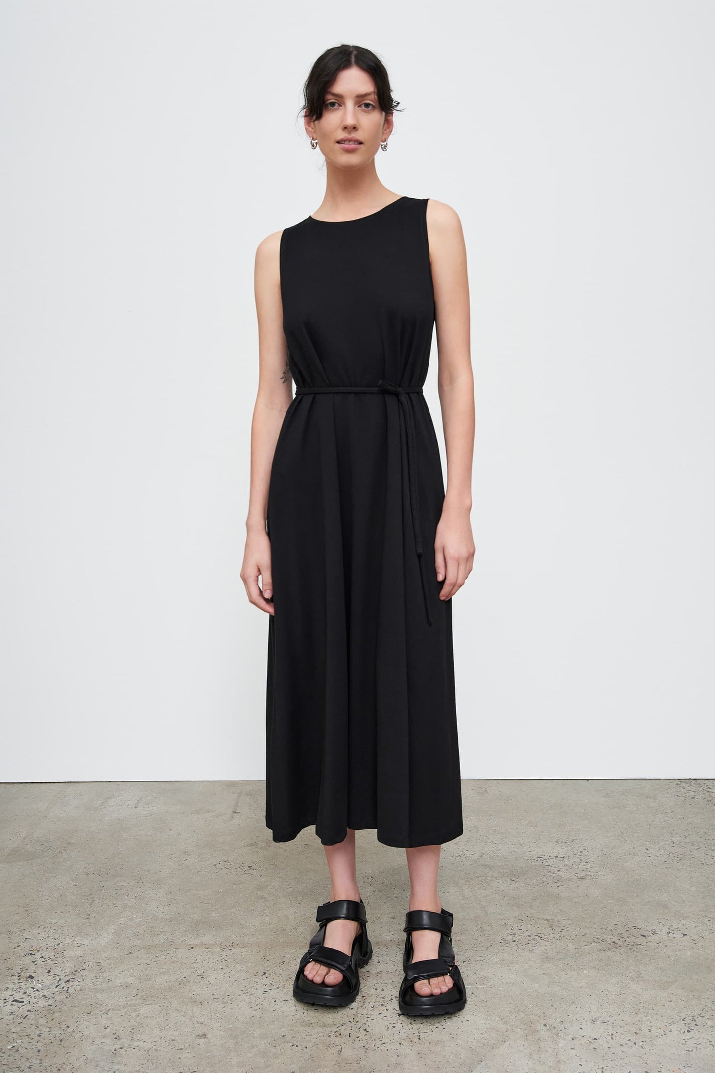 Tank Swing Dress - Black