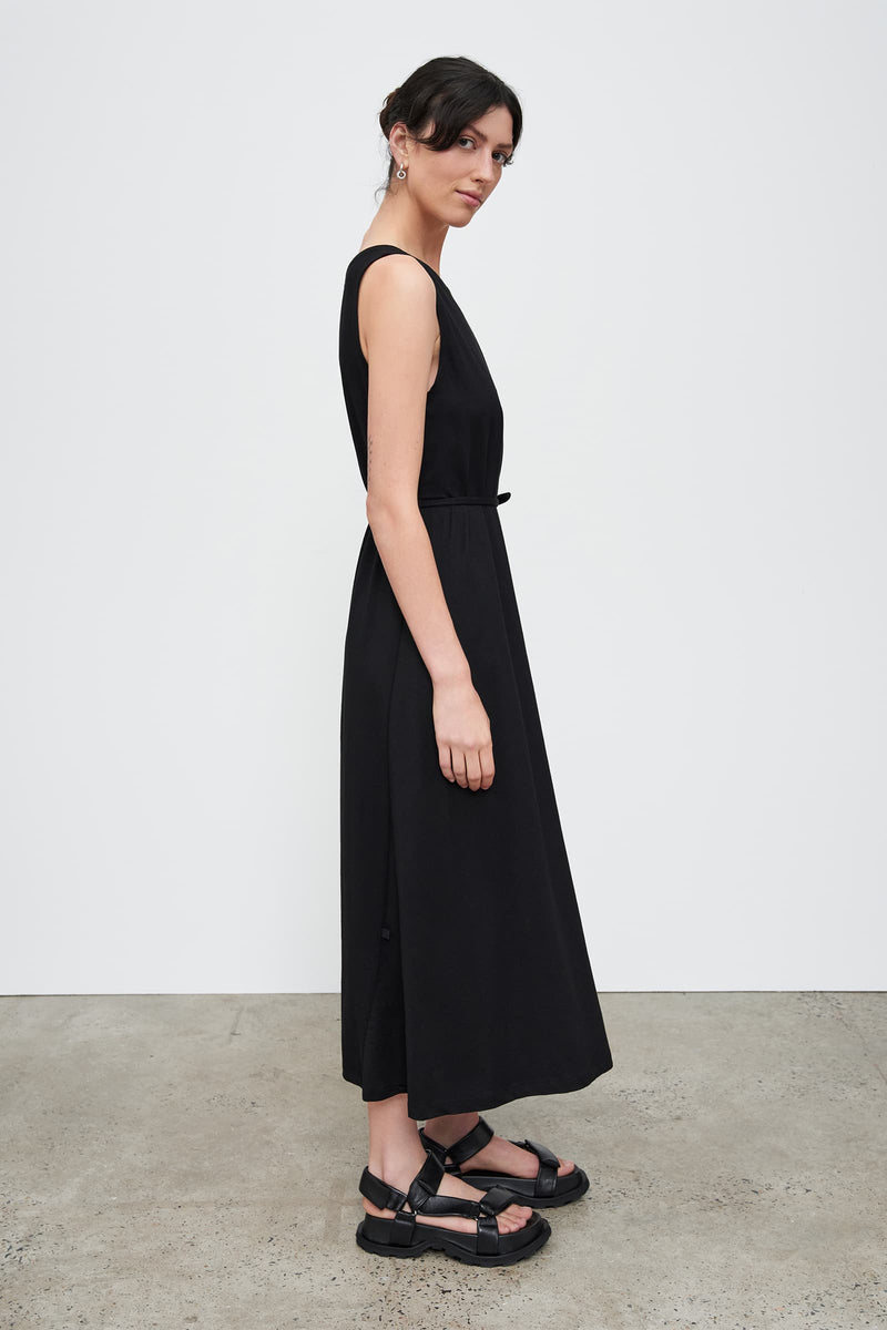 Tank Swing Dress - Black