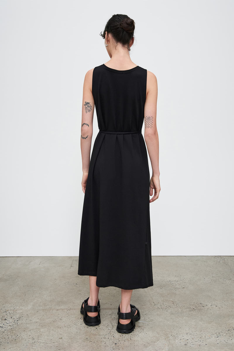 Tank Swing Dress - Black