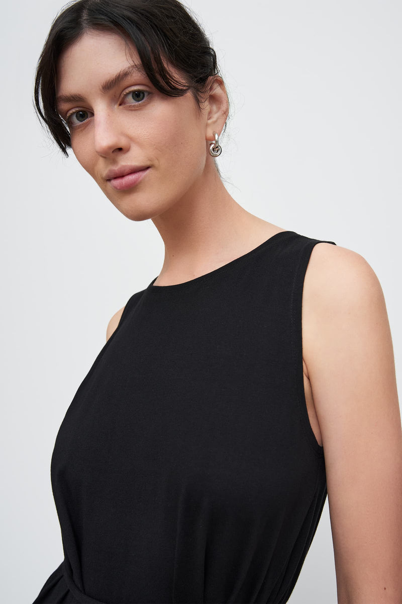 Tank Swing Dress - Black